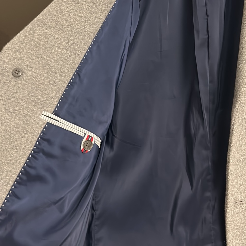 Tommy Hilfiger Trim Fit Overcoat - Picture 7 of 12